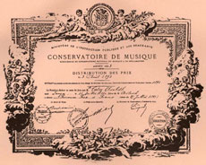 Premier prix de piano d'Elisabeth, juillet 1893