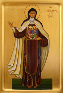 Icône d'Elisabeth de la Trinité - Carmel de Harissa