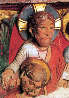 Saint Jean reposant sur le Coeur de Jésus - Basilique d'Austremoine