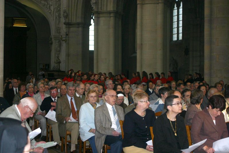 Messe solennelle Ã  la cathÃ©drale Saint-BÃ©nigne de Dijon, en prÃ©sence de la MaÃ®trise