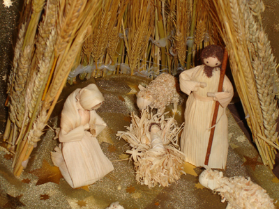 Crèche au Carmel de Dijon-Flavignerot