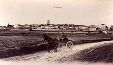 Vue sur le village de Carlipa