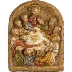 Bas relief de l'Eucharistie