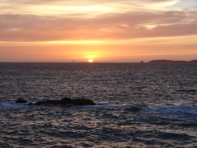 Mer au couchant