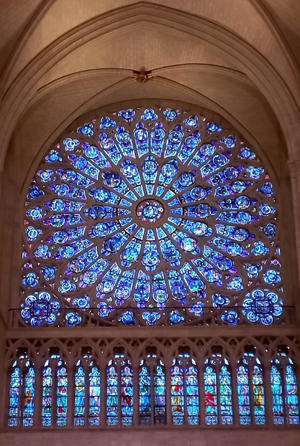 Rosace à Notre-Dame de Paris