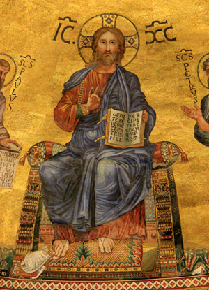 Mosaïque du Christ Roi