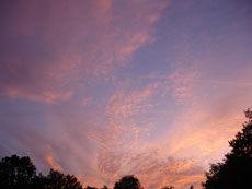 Ciel au couchant