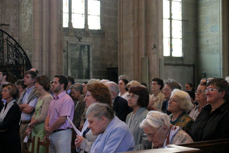 Une assemblÃ©e nombreuse et fervente avec la prÃ©sence de membres de sa famille