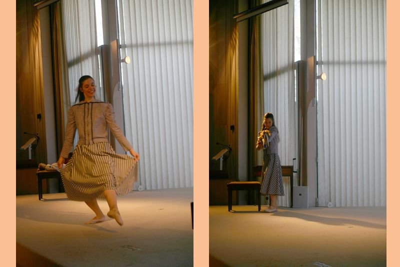 Sur une chorÃ©graphie imaginative et trÃ¨s intÃ©rieure, la danse de VÃ©ronique Japiot Ã©voque la vie d'Elisabeth